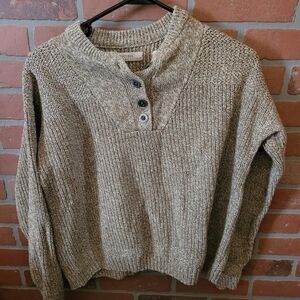 Natural Reflections Tan Knit Sweater
